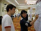Young Eun presenting poster
